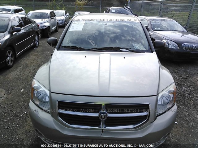 1B3CB3HA5AD598443 - 2010 DODGE CALIBER MAINSTREET GOLD photo 6