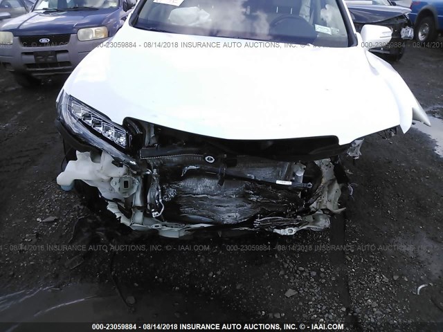 5J8TB4H58JL011652 - 2018 ACURA RDX TECHNOLOGY WHITE photo 6