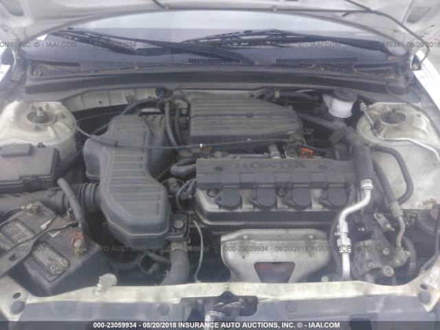 2HGES16344H611353 - 2004 HONDA CIVIC DX VP 白色 照片 10