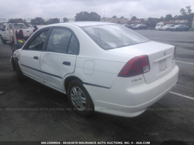 2HGES16344H611353 - 2004 HONDA CIVIC DX VP 白色 照片 3