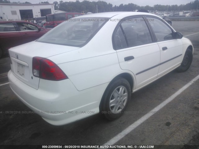 2HGES16344H611353 - 2004 HONDA CIVIC DX VP 白色 照片 4