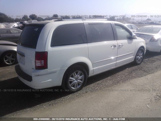 2A8HR64X28R790656 - 2008 CHRYSLER TOWN & COUNTRY LIMITED WHITE photo 4