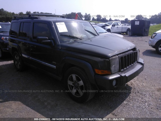 1J8HG48K96C273501 - 2006 JEEP COMMANDER GRAY photo 1