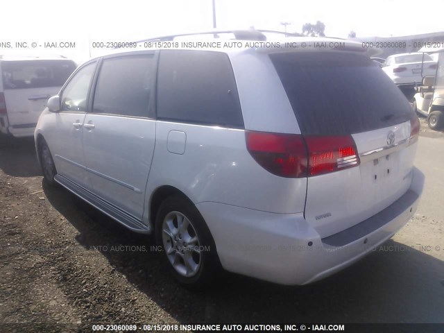 5TDZA22C44S007611 - 2004 TOYOTA SIENNA XLE/XLE LIMITED WHITE photo 3