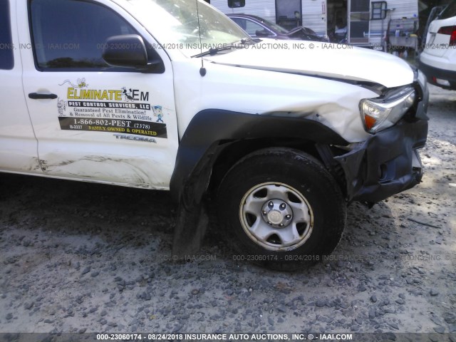 5TFUX4EN2CX009450 - 2012 TOYOTA TACOMA ACCESS CAB Weiß Foto 6