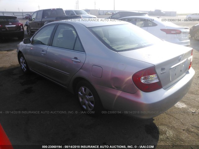 4T1BE30K34U842127 - 2004 TOYOTA CAMRY LE/XLE/SE Gümüş foto 3