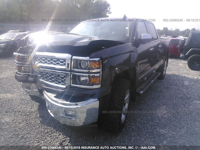 3GCUKSEJXFG241321 - 2015 CHEVROLET SILVERADO K1500 LTZ GRAY photo 2