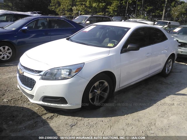 1G11A5SL3EF268012 - 2014 CHEVROLET MALIBU LS თეთრი ფოტო 2
