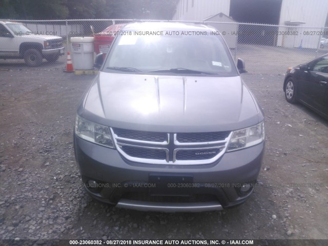 3C4PDDDG1CT148165 - 2012 DODGE JOURNEY CREW GRAY photo 6