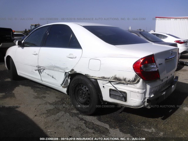 4T1BE32K32U058525 - 2002 TOYOTA CAMRY LE/XLE/SE Ağ foto 3