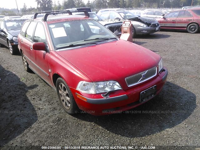 YV1VW295X1F619602 - 2001 VOLVO V40 1.9T RED photo 1