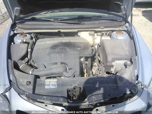 1G1ZG57B094133234 - 2009 CHEVROLET MALIBU LS Mavi foto 10