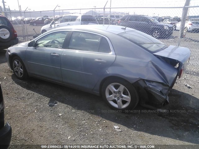 1G1ZG57B094133234 - 2009 CHEVROLET MALIBU LS Mavi foto 3