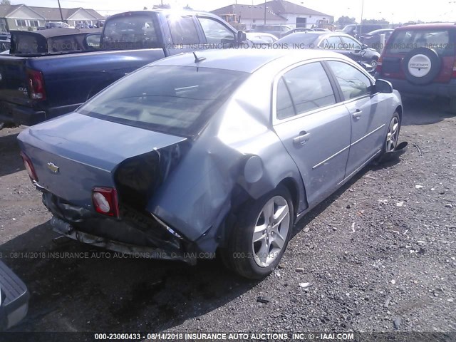 1G1ZG57B094133234 - 2009 CHEVROLET MALIBU LS Mavi foto 4
