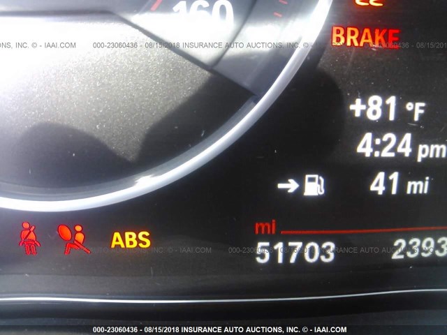 WBA4B1C58FD418345 - 2015 BMW 435 I/GRAN COUPE BLUE photo 7