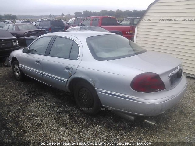 1LNHM97V7YY882144 - 2000 LINCOLN CONTINENTAL  SILVER photo 3