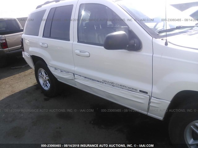 1J4GW58N4YC260982 - 2000 JEEP GRAND CHEROKEE LIMITED WHITE photo 6