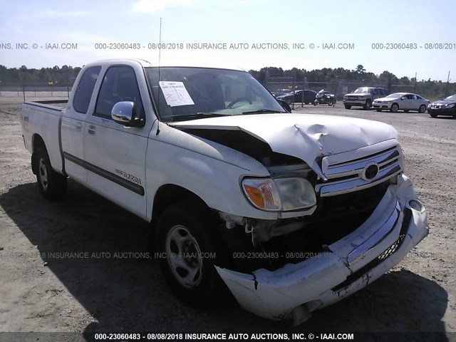 5TBRU34126S483411 - 2006 TOYOTA TUNDRA ACCESS CAB SR5 WHITE photo 1
