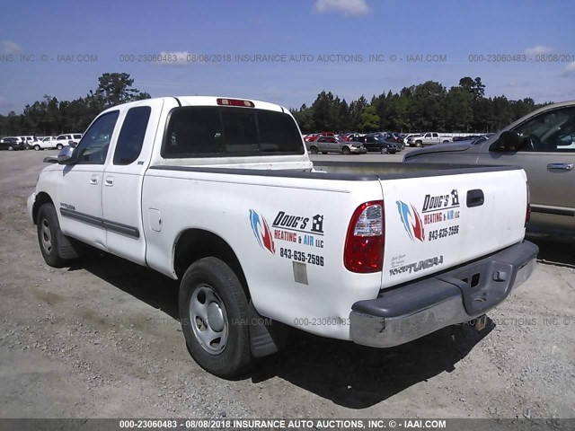 5TBRU34126S483411 - 2006 TOYOTA TUNDRA ACCESS CAB SR5 WHITE photo 3