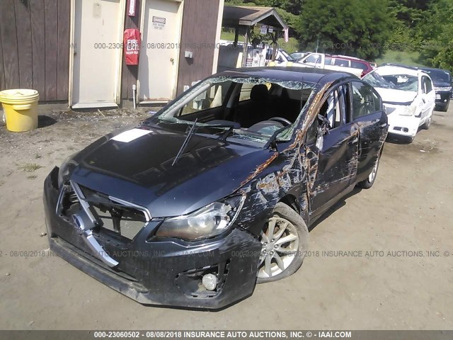 JF1GJAC63DH035792 - 2013 SUBARU IMPREZA PREMIUM GRAY photo 6