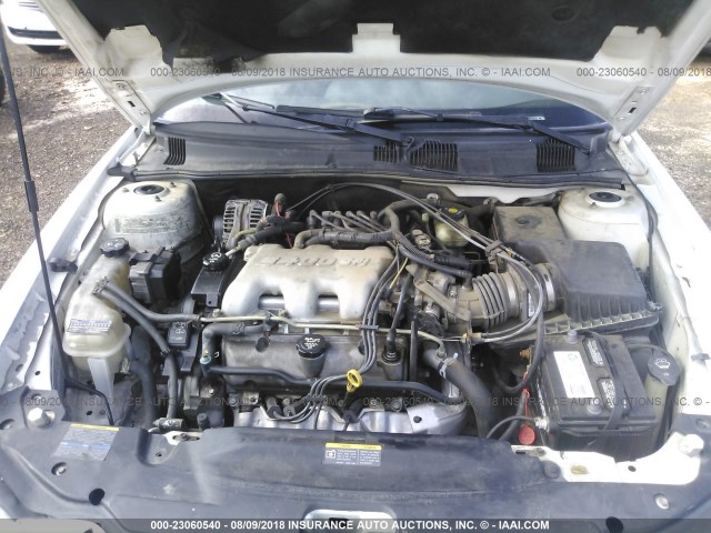 1G2NF52E14M630865 - 2004 PONTIAC GRAND AM SE1 WHITE photo 10