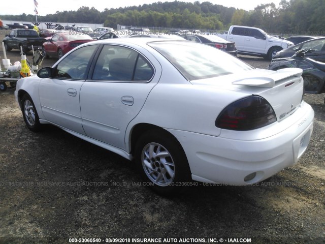 1G2NF52E14M630865 - 2004 PONTIAC GRAND AM SE1 WHITE photo 3