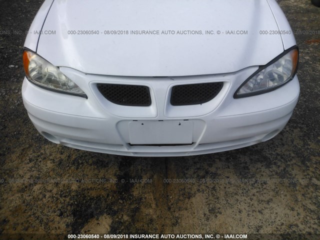 1G2NF52E14M630865 - 2004 PONTIAC GRAND AM SE1 WHITE photo 6