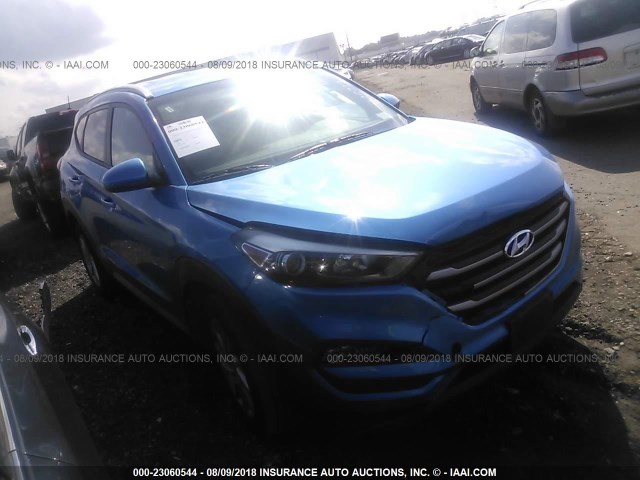 KM8J3CA44JU605739 - 2018 HYUNDAI TUCSON BLACK photo 1