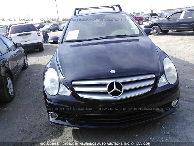 4JGCB65E88A080874 - 2008 MERCEDES-BENZ R 350 BLACK photo 6