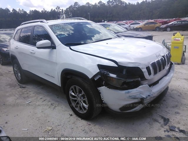 1C4PJMLB7KD182212 - 2019 JEEP CHEROKEE WHITE photo 1