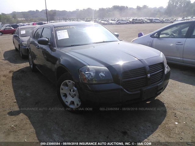 2D4FV47T27H781437 - 2007 DODGE MAGNUM SE BLACK photo 1