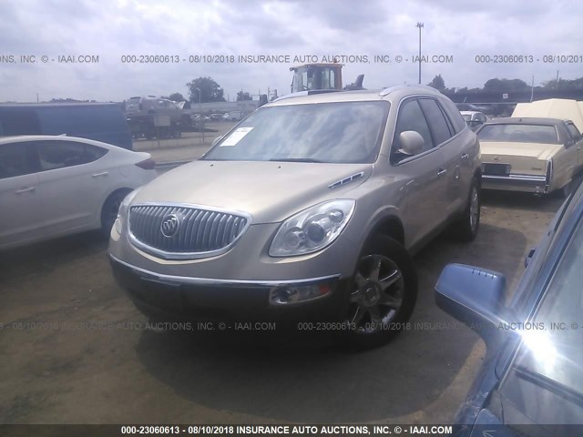 5GAER23738J301207 - 2008 BUICK ENCLAVE CXL GOLD photo 2