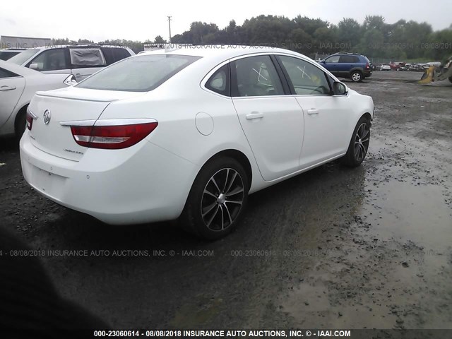 1G4PR5SK0H4111373 - 2017 BUICK VERANO SPORT TOURING WHITE photo 4