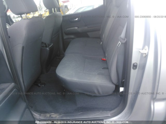 3TMDZ5BN1GM010069 - 2016 TOYOTA TACOMA DBL CAB/SR5/TRD SPORT/OR SILVER photo 8