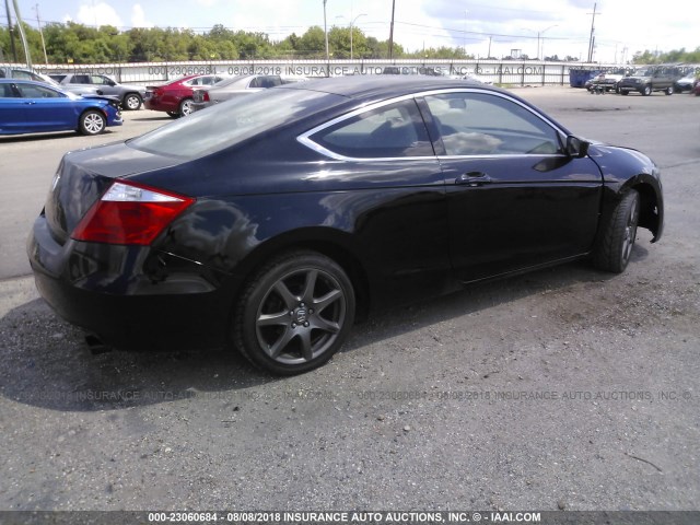 1HGCS12308A025248 - 2008 HONDA Accord LX-S BLACK photo 4