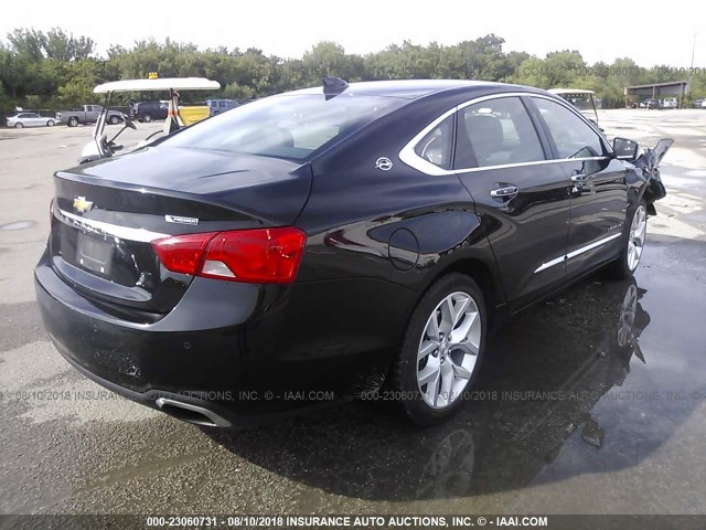 2G1145S39H9177461 - 2017 CHEVROLET IMPALA PREMIER BLACK photo 4