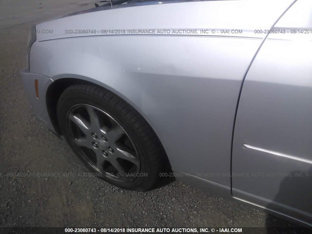 1G6DL1E35C0122846 - 2012 CADILLAC CTS PERFORMANCE COLLECTION Серебристый фото 6