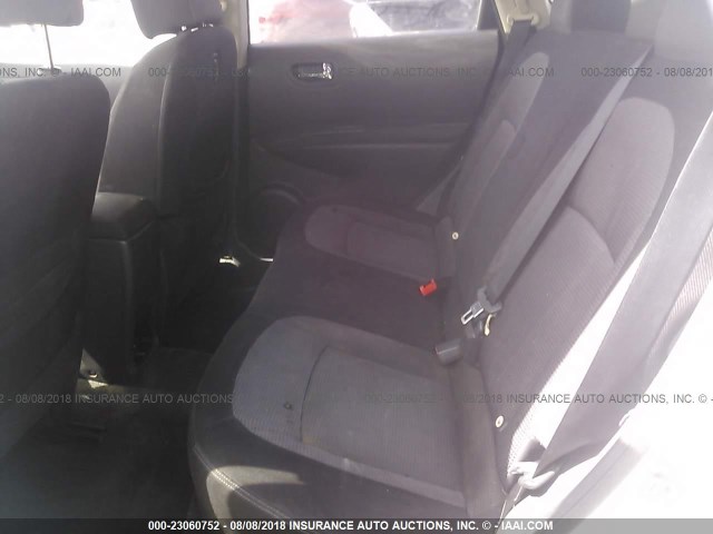 JN8AS58V88W105037 - 2008 NISSAN ROGUE S/SL SILVER photo 8