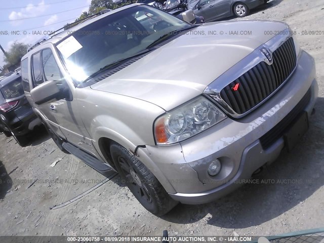 5LMFU28R74LJ14684 - 2004 LINCOLN NAVIGATOR GOLD photo 1