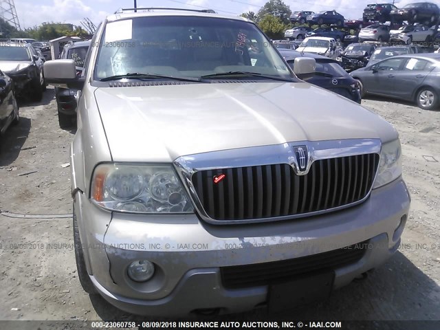 5LMFU28R74LJ14684 - 2004 LINCOLN NAVIGATOR GOLD photo 6