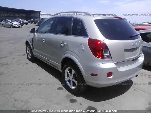 3GNAL3EK1ES571771 - 2014 CHEVROLET CAPTIVA LT SILVER photo 3