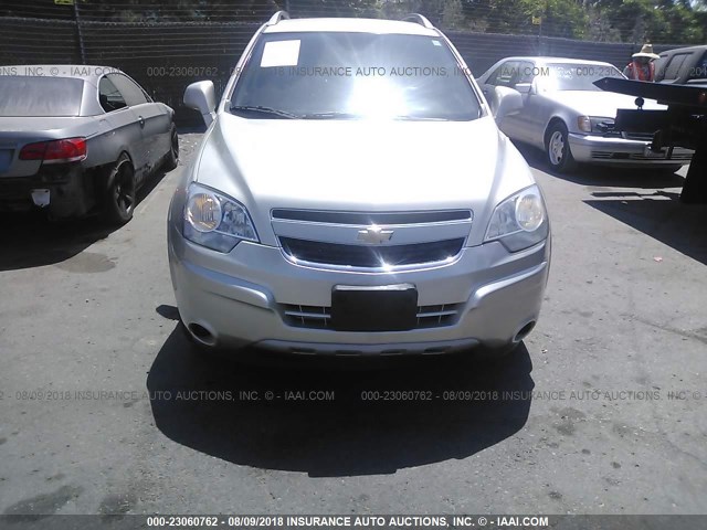 3GNAL3EK1ES571771 - 2014 CHEVROLET CAPTIVA LT SILVER photo 6