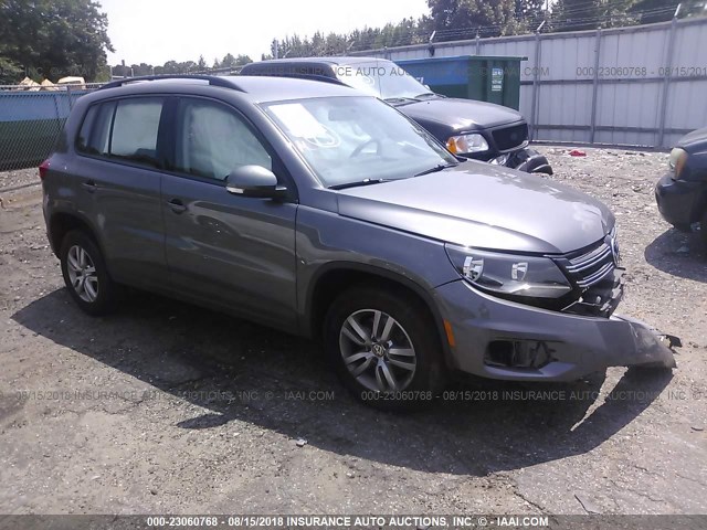 WVGAV7AX7FW509451 - 2015 VOLKSWAGEN TIGUAN S/SE/SEL/R-LINE GRAY photo 1