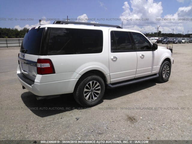 1FMJK1HT7FEF12865 - 2015 FORD EXPEDITION EL XLT/EL KING RANCH WHITE photo 4