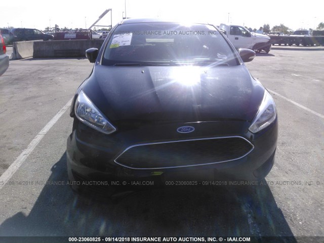 1FADP3F2XFL243318 - 2015 FORD FOCUS BLACK photo 6