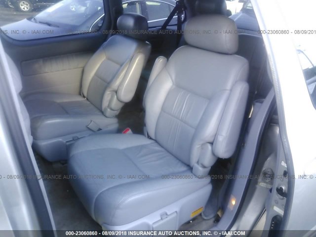 4T3ZF13C32U462939 - 2002 TOYOTA SIENNA LE/XLE SILVER photo 8