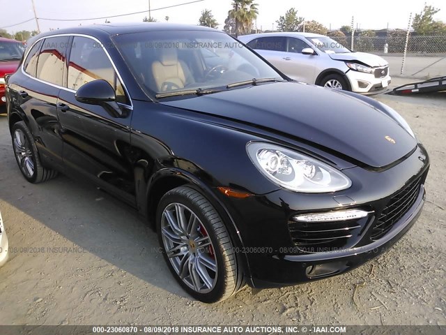 WP1AC2A27ELA87861 - 2014 PORSCHE CAYENNE TURBO BLACK photo 1