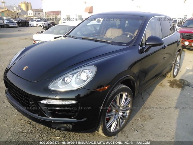 WP1AC2A27ELA87861 - 2014 PORSCHE CAYENNE TURBO BLACK photo 6