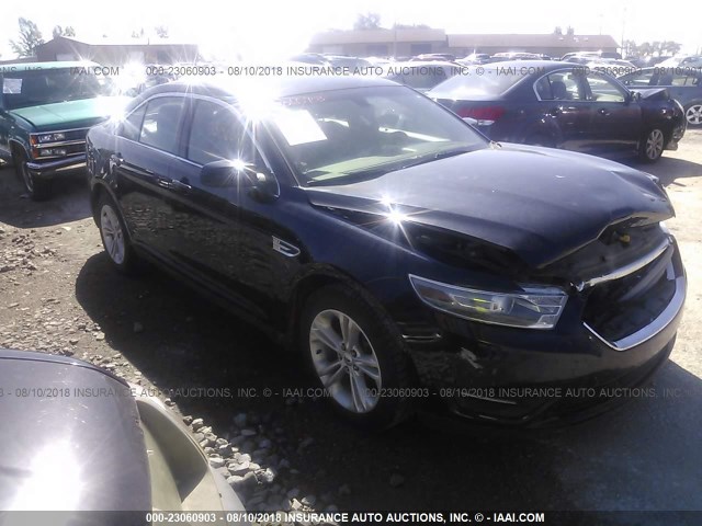 1FAHP2E85EG125430 - 2014 FORD TAURUS SEL BLACK photo 1