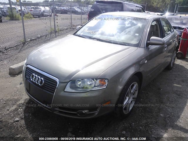 WAUDF78E16A118633 - 2006 AUDI A4 2.0T QUATTRO GRAY photo 2